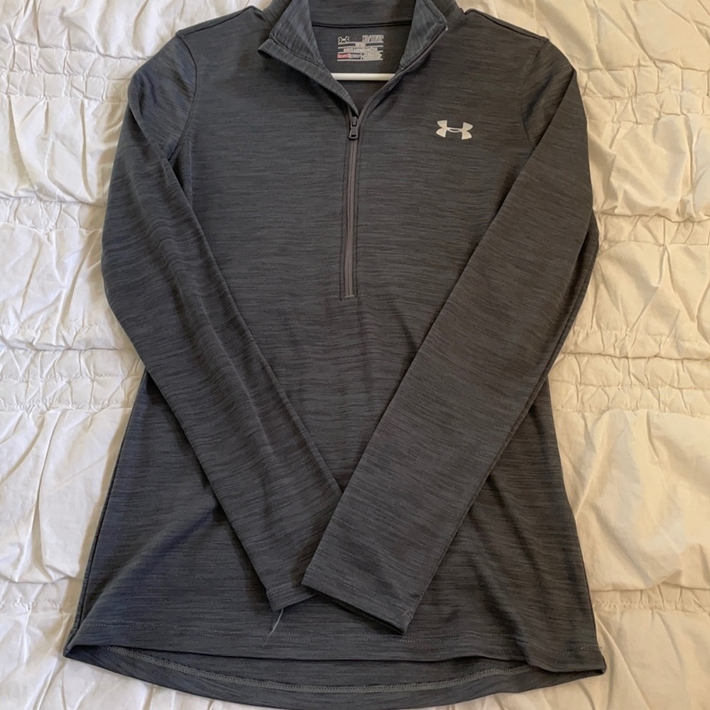 fitted under armour half zip